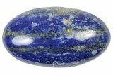 Polished Lapis Lazuli Palm Stone - Pakistan #250684-1